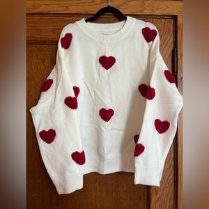 Women’s Heart Crewneck Sweater